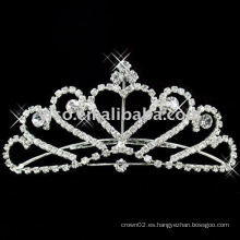 Tiara del rhinestone de la boda